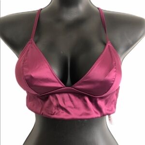 Victoria’s Secret Satin Triangle Longline Bralette